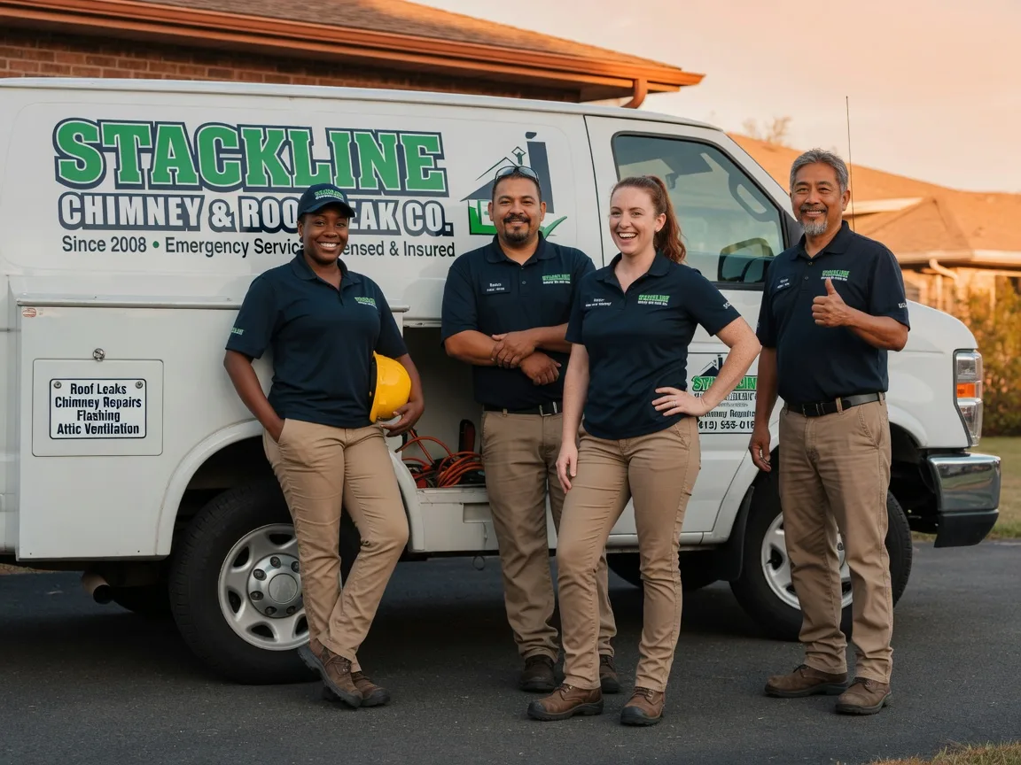 Chimney flashing repair company in Effort, PA